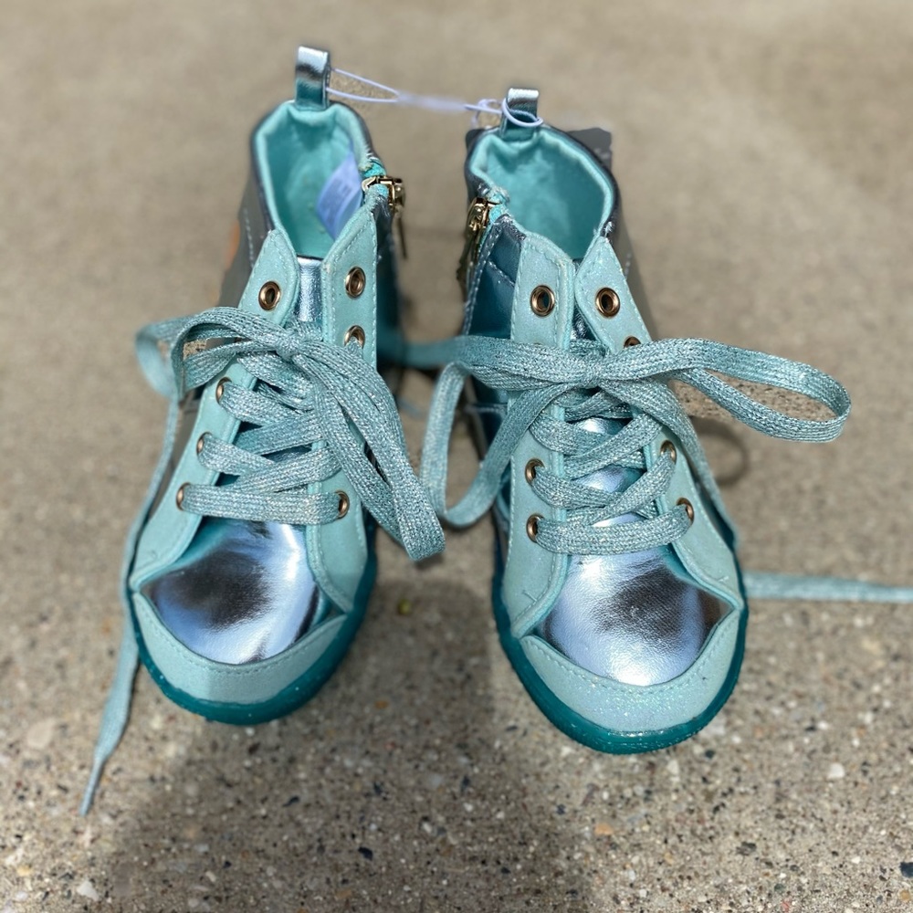 Frozen Disney High Top Sneakers Tennis Toddler